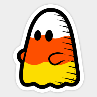 Candy Corn Ghost Sticker